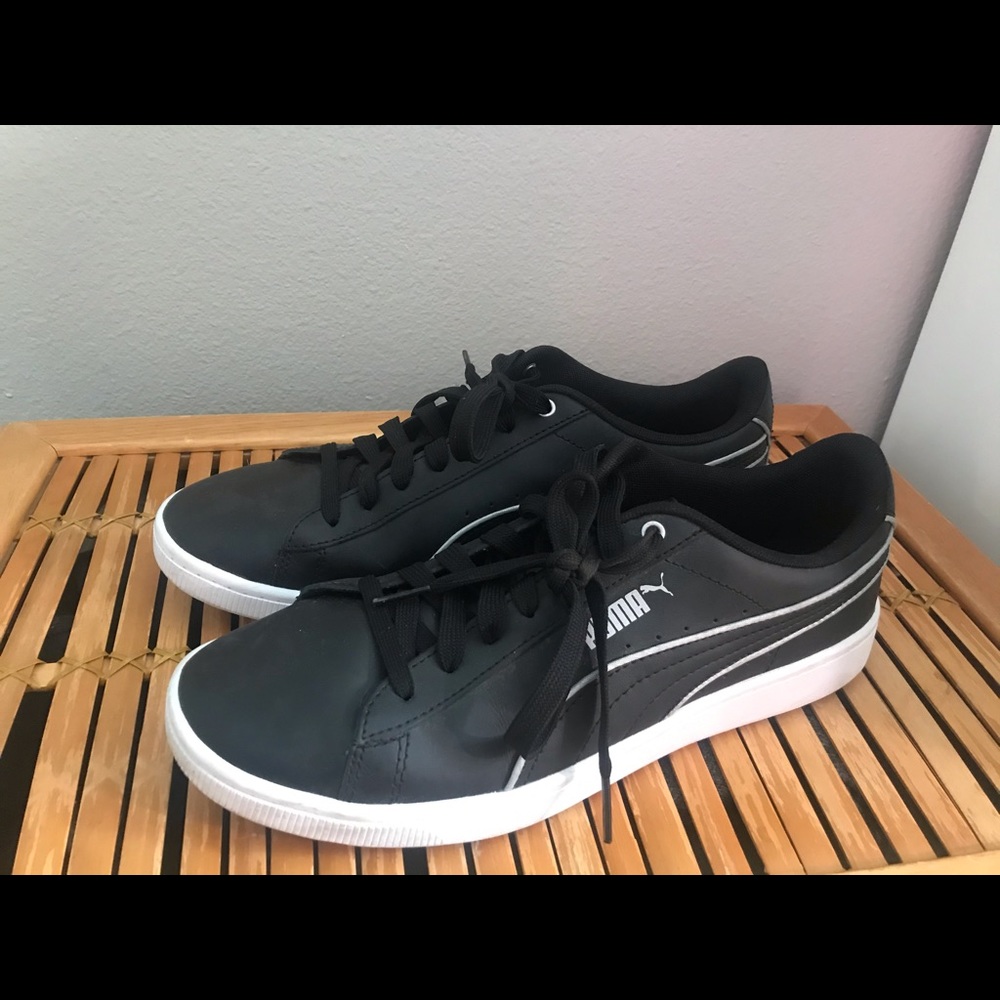 Puma black sneakers